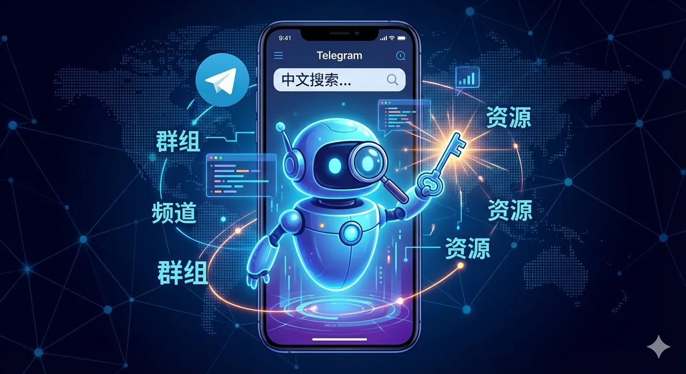Telegram 中文搜索机器人真的是万能钥匙吗？