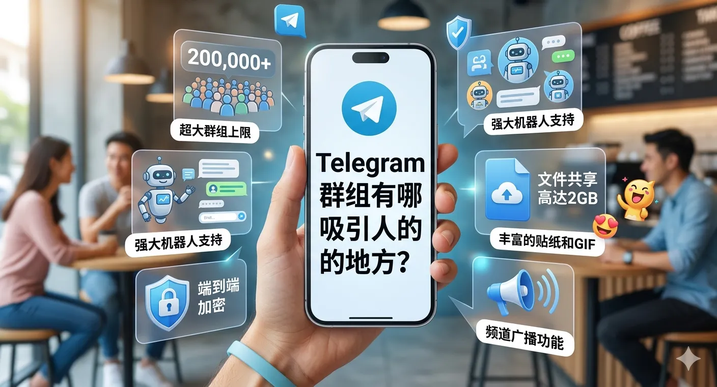 Telegram 群组有哪些吸引人的地方？